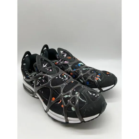 Nike Air Kukini Paint Splatter DV1894-001 Black Running Sneakers Men's Sz 10.5🛒