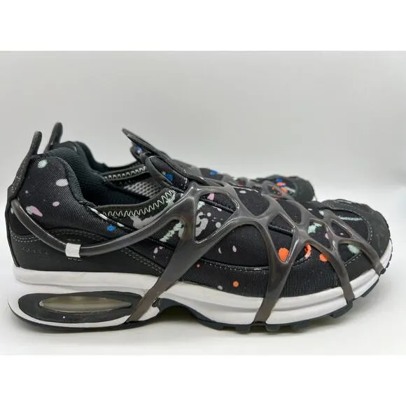 Nike Air Kukini Paint Splatter DV1894-001 Black Running Sneakers Men's Sz 10.5🛒