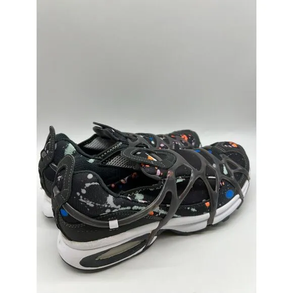 Nike Air Kukini Paint Splatter DV1894-001 Black Running Sneakers Men's Sz 8.5🛒