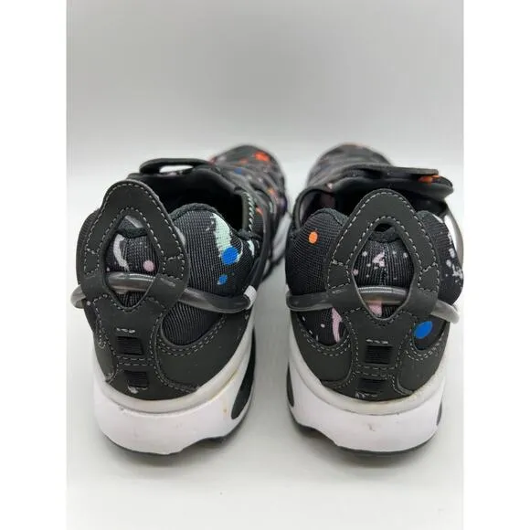 Nike Air Kukini Paint Splatter DV1894-001 Black Running Sneakers Men's Sz 8.5🛒