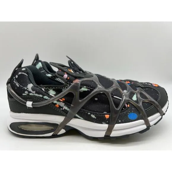 Nike Air Kukini Paint Splatter DV1894-001 Black Running Sneakers Men's Sz 8.5🛒