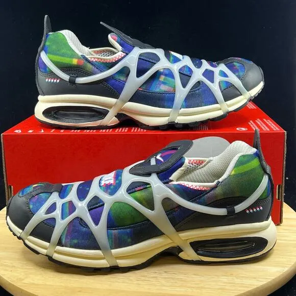 Nike Air Kukini Pixel Blue Multicolor Off Noir Black DX3273-902 sz 10 Men's