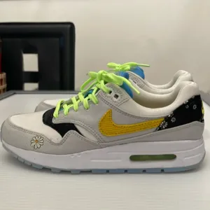 NIKE AIR MAX 1 DAISY RUNNING SNEAKERS BOYS GIRLS SIZE 6Y
