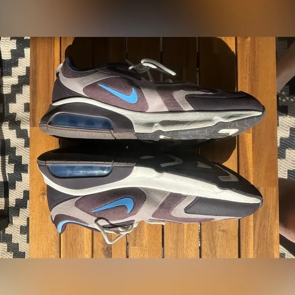Nike Air Max 200 Running Sneakers Shoes Mens 13 Pastel Blue Lace Up AQ2568-200