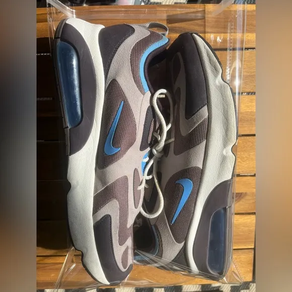 Nike Air Max 200 Running Sneakers Shoes Mens 13 Pastel Blue Lace Up AQ2568-200
