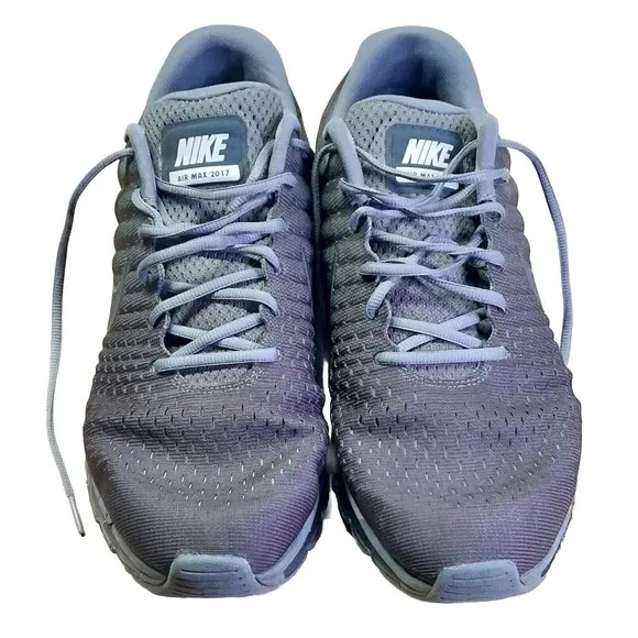 Nike Air Max 2017 Black Olive Fade Size 13 Mens Running Shoes Athletic Pre Owned