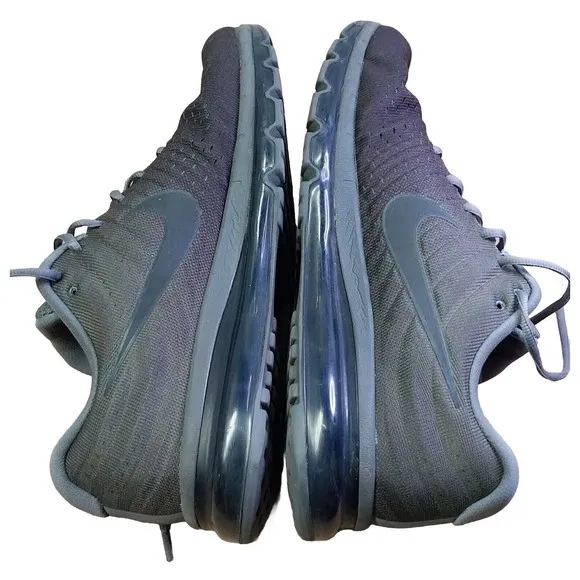 Nike Air Max 2017 Black Olive Fade Size 13 Mens Running Shoes Athletic Pre Owned