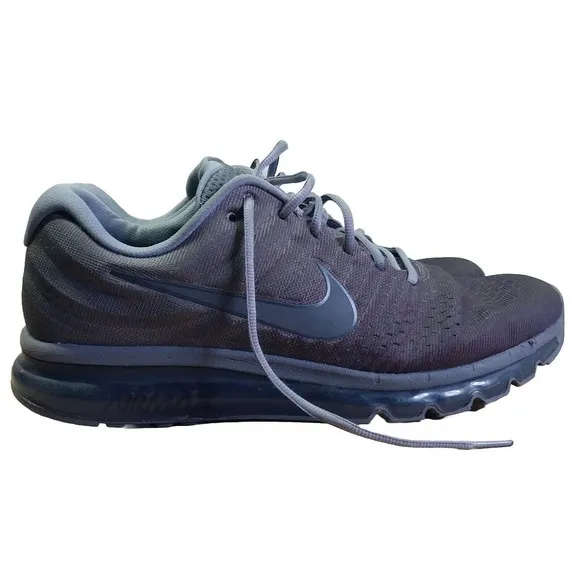 Nike Air Max 2017 Black Olive Fade Size 13 Mens Running Shoes Athletic Pre Owned