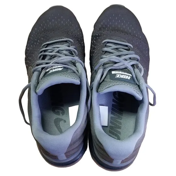 Nike Air Max 2017 Black Olive Fade Size 13 Mens Running Shoes Athletic Pre Owned