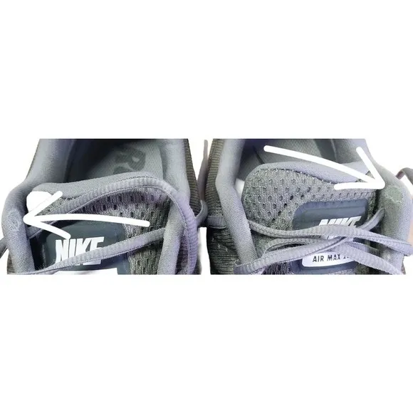 Nike Air Max 2017 Black Olive Fade Size 13 Mens Running Shoes Athletic Pre Owned