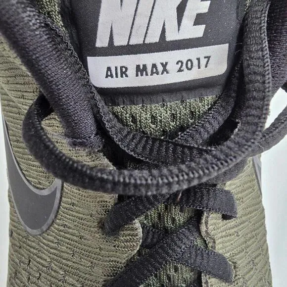 Nike Air Max 2017  Khaki Reflective Men's Sneakers Size 8.5