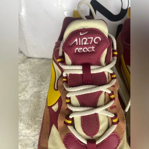 Nike Air Max 270 React Noble Red/Dark Sulfur Shoes