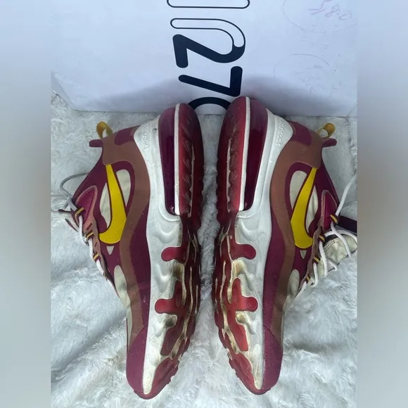 Nike Air Max 270 React Noble Red/Dark Sulfur Shoes