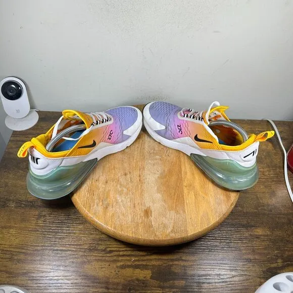 Nike Air Max 270‎ Summer Gradient University Men's Size 8 Shoes AH8050-702