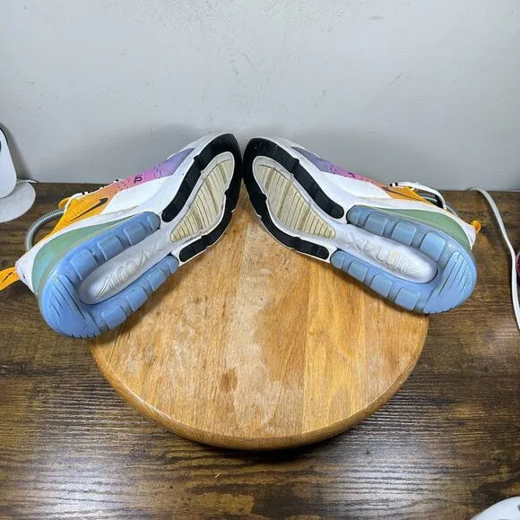 Nike Air Max 270‎ Summer Gradient University Men's Size 8 Shoes AH8050-702