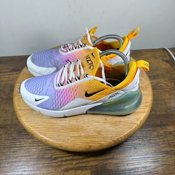 Nike Air Max 270‎ Summer Gradient University Men's Size 8 Shoes AH8050-702