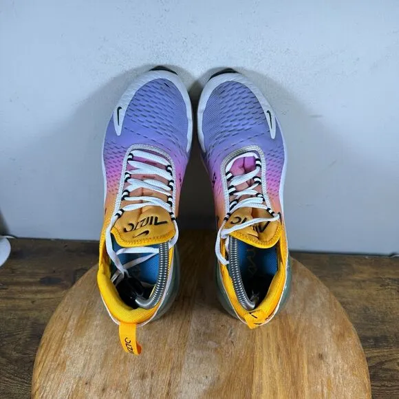 Nike Air Max 270‎ Summer Gradient University Men's Size 8 Shoes AH8050-702
