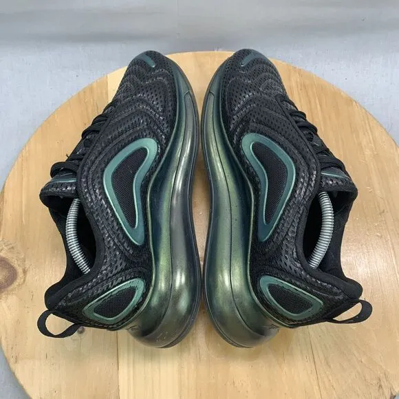 Nike Air Max 720 GS Women’s Size 8.5 / 7Y Shoes Black Lace Up Athletic Sneakers