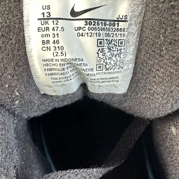 Nike Air Max 90 Mens 13 Essential Triple Black Classic Shoes Sneakers 302519-001