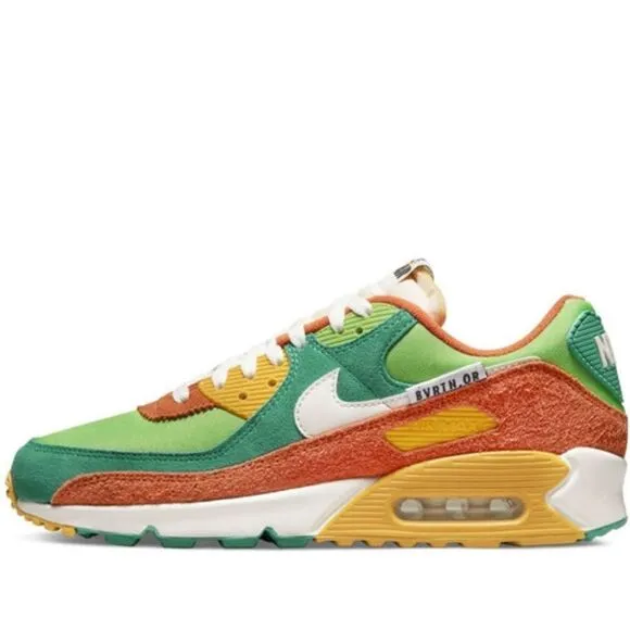 Nike Air Max 90 SE Running Club Roma Green Sail Orange Mens Shoe DC9336-300
