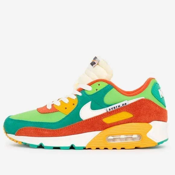 Nike Air Max 90 SE Running Club Roma Green Sail Orange Mens Shoe DC9336-300