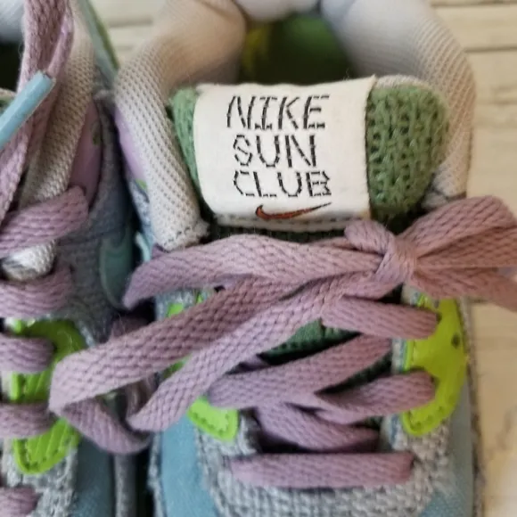 Nike Air Max 90 SE Sun Club Worn Blue Treeline Running Sneakers Toddlers