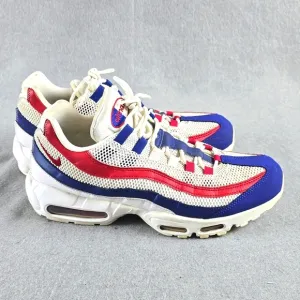Nike air max 95 mens 11.5 red,white,blue,tight bubbles! Sneakers shoes**