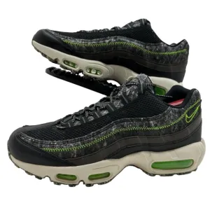 Nike Air Max 95 Mens 9.5 Electric Green Recycled Wool Running Shoes Sneakers Low
