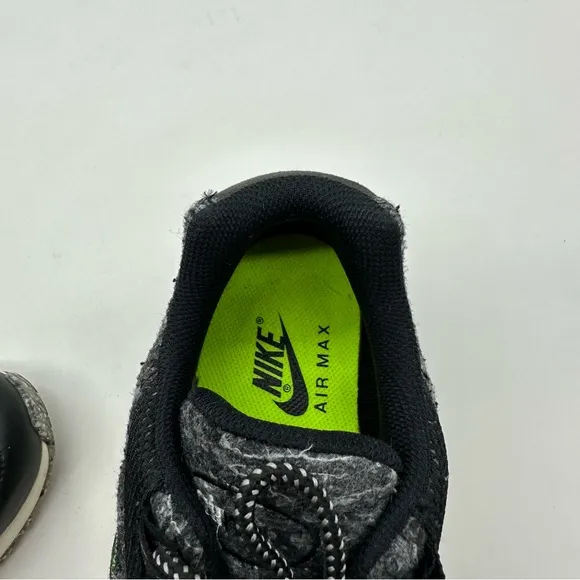 Nike Air Max 95 Mens 9.5 Electric Green Recycled Wool Running Shoes Sneakers Low