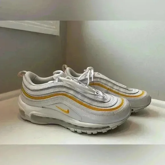 Nike Air Max 97. White University Gold. Sz8.5.