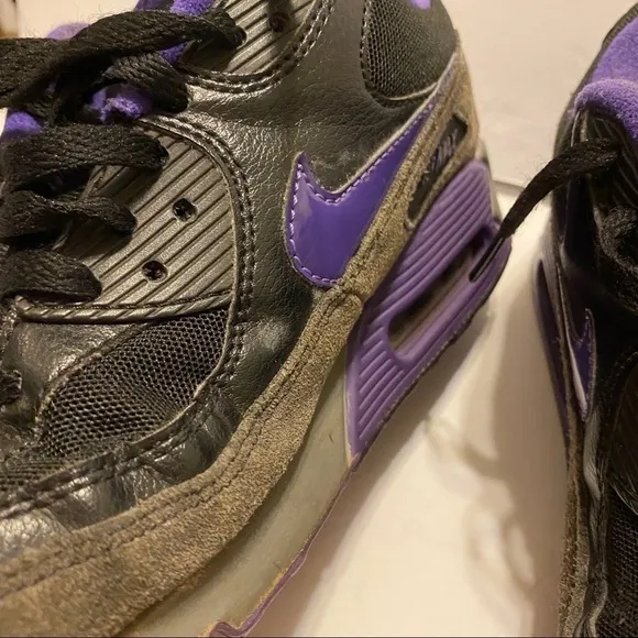 Nike Air Max blue purple sneakers size 10