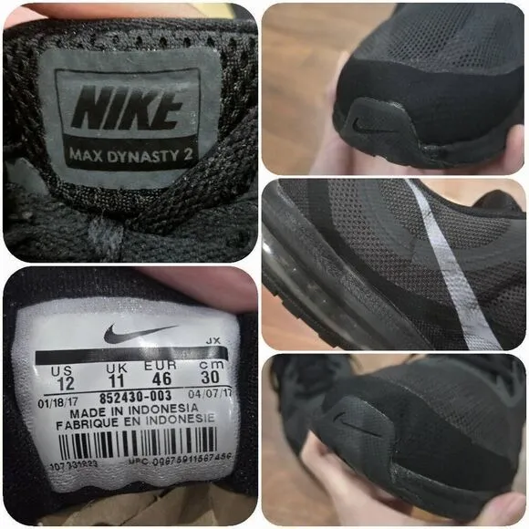 Nike Air Max Dynasty 2 Shoes(F011)-Size 12 for Men