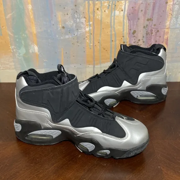 Nike Air Max Griffey 1 Metallic Silver 354912-003 Mens size 8 EUC