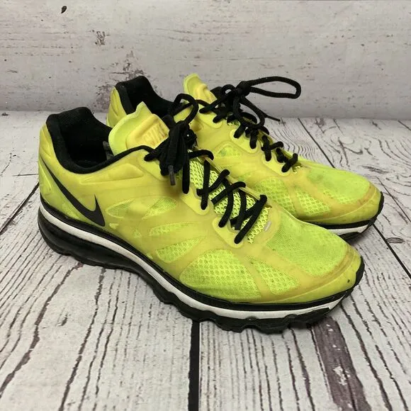 Nike Air Max Plus 2012 Sneaker Mens Size 12‎ Neon Voit Running Shoe