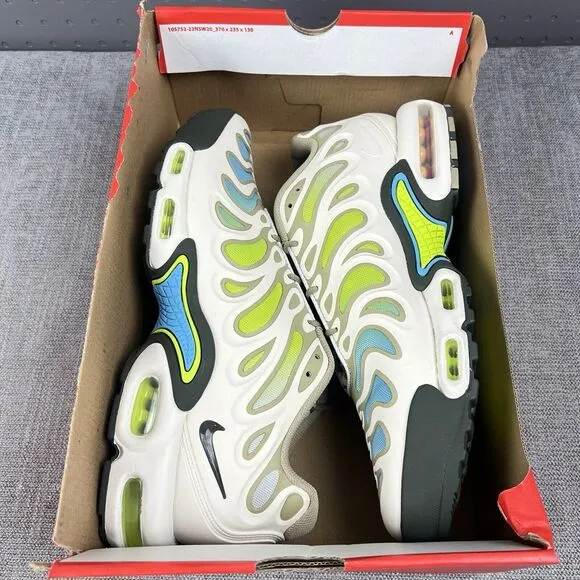 Nike Air Max Plus Drift Beige Green Blue FD4290-008 Men's Size 13 Shoes