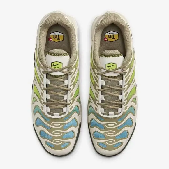 Nike Air Max Plus Drift Beige Green Blue FD4290-008 Men's Size 13 Shoes