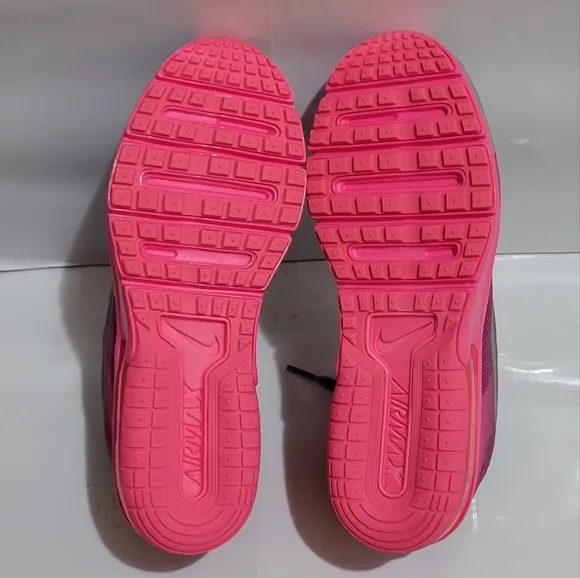 NIKE Air Max Sequent GS Grey &amp; Pink‎ Running Sneakers