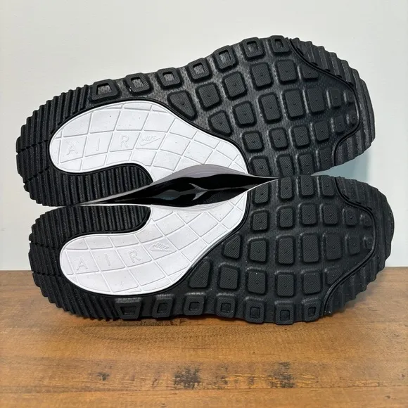 Nike Air Max System Sneakers Shoes Mens Size 8 Black White DM9537-103