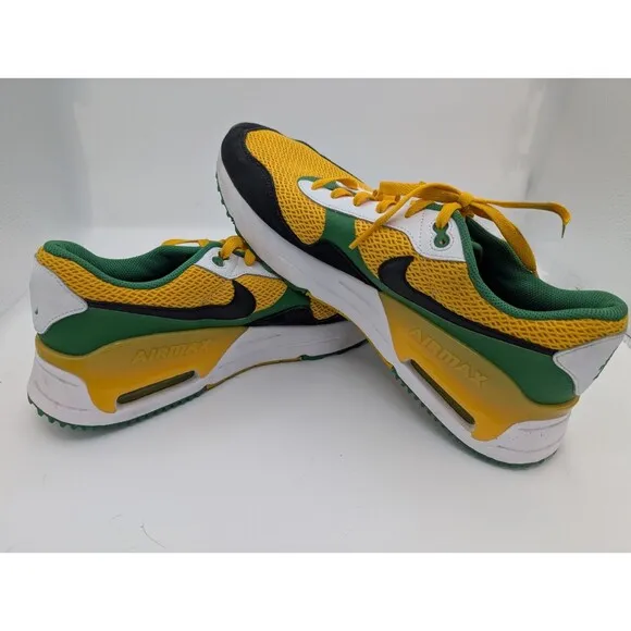 Nike Air Max SYSTM 'Oregon' Shoes Sneakers Yellow Green Men's Size 13 DZ7738-700