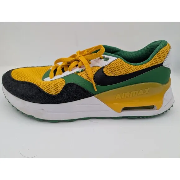 Nike Air Max SYSTM 'Oregon' Shoes Sneakers Yellow Green Men's Size 13 DZ7738-700