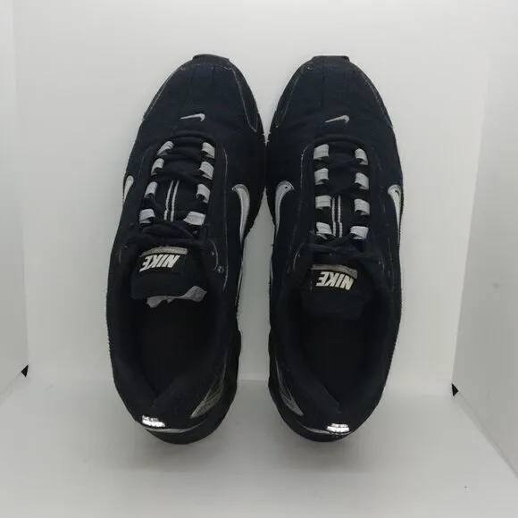 Nike Air Max Torch 3 Mens Pre-owned Black &amp; Silver Running Sneakers - sz. 10 1/2
