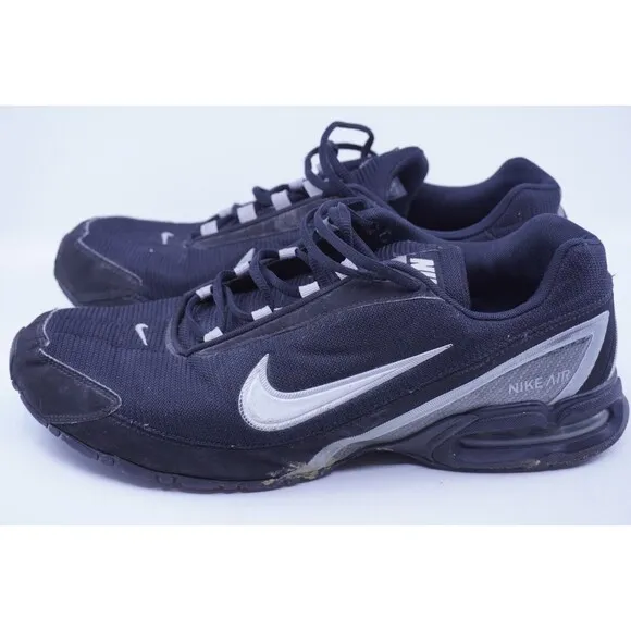 Nike Air Max Torch 3 Men's Size 15 Sneakers 319116-011 Black Silver Athletic Run