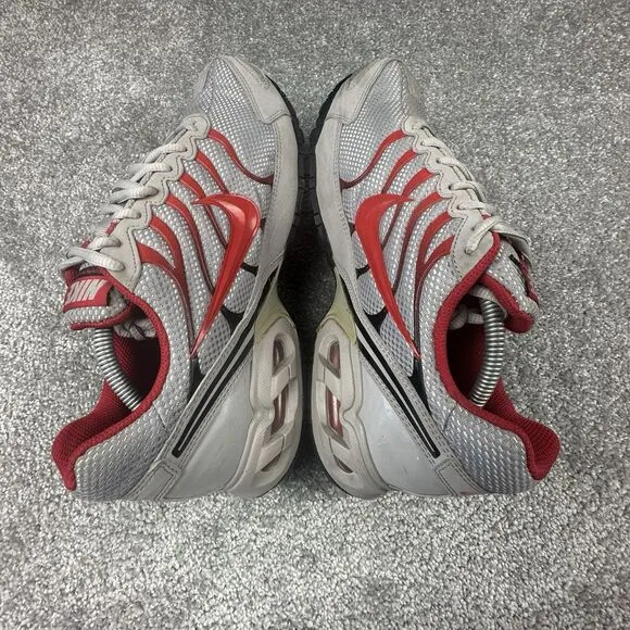 Nike Air Max Torch 4 Running Sneakers Mens 11 Gray Red CI2202-001 Low Top