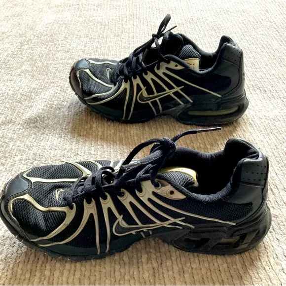 Nike Air Max Torch Anthracite Mens Silver Black Running Sneakers Shoes SZ 7.5