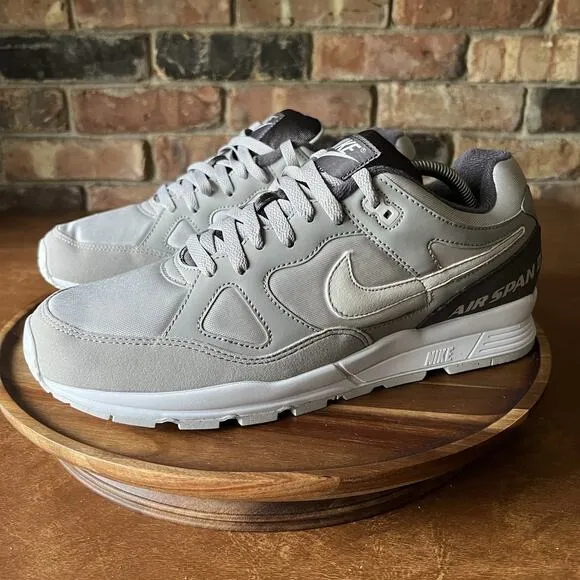 Nike Air Span II 2 SE Atmosphere Grey Running Shoes Sneakers Men's Sizes 13