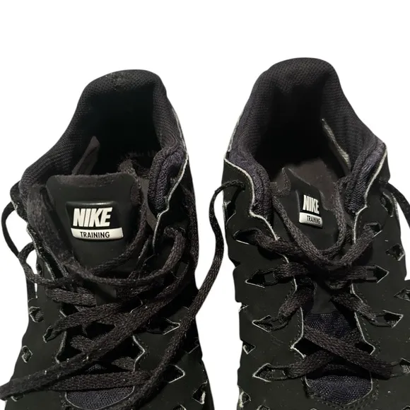 Nike Air Trainer 180 Triple Black Men Size 9 Synthetic Running Sneakers