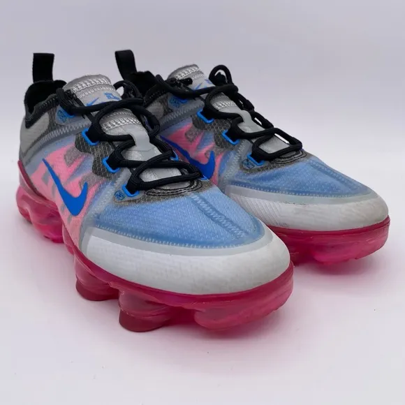 Nike Air VaporMax 2019 GS 'Black Pink Blast' Shoes Sneakers  -  Size: 4Y