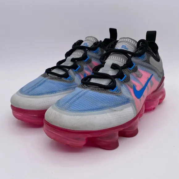 Nike Air VaporMax 2019 GS 'Black Pink Blast' Shoes Sneakers  -  Size: 4Y