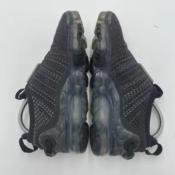 Nike Air Vapormax 2020 Flyknit FK Black Grey Running Sneakers Size 6.5Y
