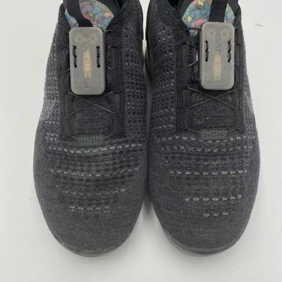 Nike Air Vapormax 2020 Flyknit FK Black Grey Running Sneakers Size 6.5Y